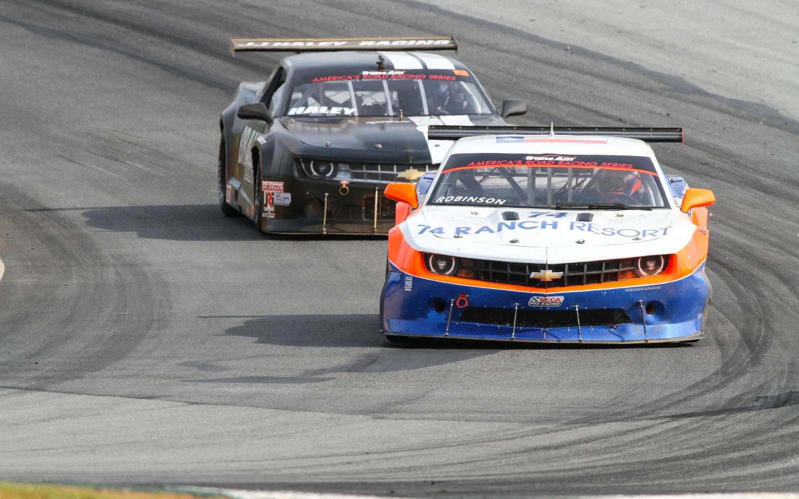 Top 5 Finishes for Robinson and Lewis in Round 3 of The Trans Am Series' Muscle Car Challenge at Road Atlanta